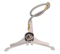 RASTKY Connettore per Fornello a Gas per Treppiede da Esterno Convertitore per Treppiede da Fornace da Campeggio Pieghevole, Adattatore per Fornello Portatile Leggero per Campeggio, Lega di Acciaio