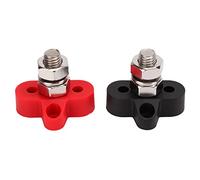 RASTKY Connettore per Sbarra Collettrice di Giunzione a Terra per Alimentazione a Batteria con Pregevole Fattura per Auto, ATV, Nylon, Rame (M10 3/8 poll)