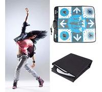 RASTKY Coperta da Ballo Antiscivolo per Ballerini con Quattro Touch Pad Direzionali per Console Wii, Controller Grande per Punteggi più Alti e Benefici per la Salute, Materiale Eva e PVC, (Wii