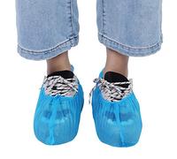 RASTKY Copriscarpe Antiscivolo Usa e Getta 100 Pezzi in Tessuto Non Tessuto Azzurro per la Protezione dei Tappeti Domestici (blu scuro)