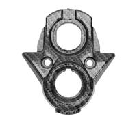 RASTKY Cover Interruttore Accensione, Protezione Cilindro Serraggio con Strato Anodizzato per Surron Light Bee S X160 (Stile Fibra di Carbonio)