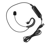 RASTKY Cuffia USB Comoda Cuffia con Gancio per L'orecchio Plug and Play per Chat Linguistica Online Adatto per Skype/QQ/MSN per Computer Desktop, Notebook