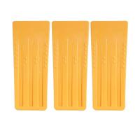 RASTKY Cunei per Motosega di Alta qualità per Proteggere dal Rollio Improvviso degli Alberi, Utensili Base per Tagliare Gli Alberi per Tagli Efficaci, 3 Pezzi da 140 Mm + 3 Pezzi da 200 Mm (Yellow