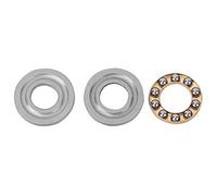 RASTKY Cuscinetti Miniaturizzati in Acciaio Piatto Ad Alta velocità, Set di Cuscinetti Reggispinta a Sfere da 10 Pezzi con Alta Precisione, Basso Consumo Energetico per la Produzione di Macchinari,