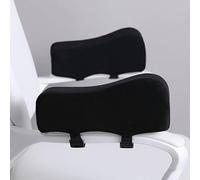 RASTKY Cuscini per Braccioli Ergonomici per Sedia Cuscini da Gioco Cuscino per Gomito per Sedia a Rotelle per Computer da Ufficio, Set di Braccioli in Cotone Memory (Cotone Davanti 10cm Dietro 7cm)