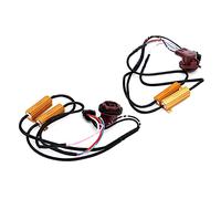 RASTKY Decodificatore LED 2 Pezzi 3157A Resistore di Carico da 50 W Plug and Play Flash Cancellatore di Errori, Utilizzato per Convertire la Lampada Alogena in LED per i Fari Dell'auto