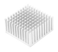 RASTKY Dissipatore di Calore in Alluminio Raffreddamento Efficiente LED Circuito Stampato 5 Pz per CPU North South Bridge Chip Sistemi di Sicurezza 40x20x40mm (SILVER)