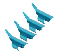 RASTKY Ditale per Cucito a Mano Pratico Strumento da Cucito in Lega di Alluminio per la Protezione delle, 4 Pezzi per Trapuntatura Fai-da-te, la Maggior Parte delle Persone dell'età Giusta