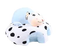 RASTKY Divano per Neonati in Peluche con Supporto per la Schiena e Maniglie per Bambini Che Imparano a Sedersi, Design Simpatico Cartone Animato, Base Antiscivolo, Adatto per Bambini da 3 a 12 Mesi
