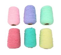 RASTKY Durevole 6 Rotoli di Filato Tufting, 437 Iarde Ciascuno, Resistente Allo Sbiadimento e Al Restringimento Lavori a Maglia di Tappeti, Realizzazione di Tappeti, Tessitura e Progetti di