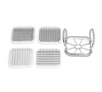 RASTKY Durevole Taglierino per Mele in Acciaio Inossidabile Taglierino per Frutta Tagliente Divisore per Mele per, Comodo Levatorsolo per per, Patate, Pere, 3,9x3,9 Pollici, Come Mostrato Nelle