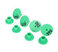 RASTKY Etichetta l'identificazione degli Animali Numerati 001-100 Sheep di Plastica e Maiali - Verde