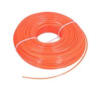 RASTKY Filo per Decespugliatore da 2,4 Mm in Nylon di Alta qualità da 100 M per Un Taglio Efficiente dell' di Ricambio per Tosaerba da Giardino Domestico Arancione