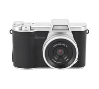 RASTKY Fotocamera Digitale da 48 MP Zoom 8X Mirrorless 1080P Flash Integrato Messa a Fuoco Automatica per gli Appassionati di Fotografia in Viaggio (BLACK)