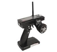 RASTKY FS-GT3B Trasmettitore Telecomando a 3 con Ricevitore per Barca RC, Display LCD, AFHDS, Applicabile a Camion RC, Piste e Barche