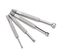 RASTKY Gasso di Foro Rotondo Completo Telescopico Set per Piccoli Fori - Manometro Telescopico 4 Pcs 3-13 Mm - Misurazione Fori in Acciaio Trattato a Calore