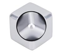 RASTKY Giroscopio con Punta delle per Alleviare Lo Stress del Giocattolo da Scrivania Diviso in Lega di Alluminio per Ufficio, Dimensioni Portatili Compatte (Silver)