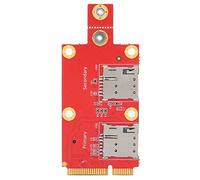 RASTKY GSM HSPA LTE GPS M.2 a Mini PCI-E Convertitore Adattatore Interfaccia USB 2.0 per Laptop Desktop Slot per Scheda SIM 3042/3052 Tipo Rosso Pollici