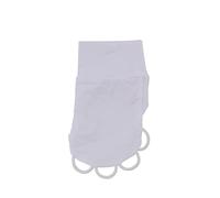 RASTKY Guanto da Elastico a Mezze Protezione Solare UV Seta di Ghiaccio per Uomini Donne Giocatori di Bianco (L Mano sinistra)