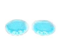 RASTKY Il Pacchetto Ergonomico per gli Occhi in Gel di Ghiaccio Riduce Il Gonfiore degli Occhi e Allevia l'affaticamento. Cuscinetto in Gel Rotondo Blu per Uomini, Donne, Impiegati e Studenti