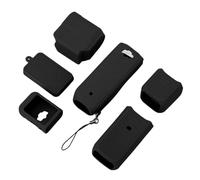 RASTKY in Silicone per Fotocamera Portatile Portatile, Resistente, con Ritagli Accurati, per OSMO POCKET 3, per il Tempo Libero Quotidiano, Campeggio, Escursionismo, Viaggio, Esercizio Fisico (BLACK)