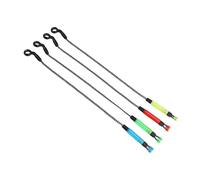 RASTKY Indicatore di di Pesce Wireless Set Allarme Pesca Notturno Durevole 4 Pezzi per Pesca alla Carpa Europea Portatile Facile da Usare per Gli Appassionati di ABS Acciaio Inossidabile