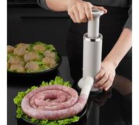 RASTKY Insaccatrice Manuale Verticale per Salsicce in Acciaio Inossidabile, Senza Problemi, Salsicce, Polpette e Scampi - Include l'uso per Raschiare la Carne