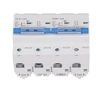 RASTKY Interruttore Automatico di Interblocco a Doppia Alimentazione Mini Interruttore di Trasferimento AC450V di Grande affidabilità per Grattacielo, Frequenza Dell'industria Militare 50Hz (125A)