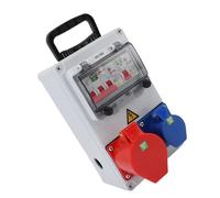 RASTKY Interruttore Elettrico Portatile Durevole della Scatola di Distribuzione della Presa Industriale Tenuta in Mano per la Plastica di Ingegneria dei Materiali del Cantiere