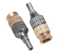 RASTKY Joystick per Drone Zigrinato Ergonomico Antiscivolo di Ricambio per Mini 3 Pro, Stick Controller per Droni Durevoli in Lega di Alluminio, Titanio e Oro, 2 X 1,2"