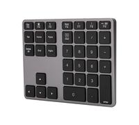 RASTKY KeyPad Numerico Wireless BT308 35 Keyshin Keyboard5.0 RechableKeyboard - Compatibile con WIT e Mac (Grigio ferro)