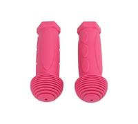 RASTKY Kids Bike Handlebar Impugnati Bambini, Impugnature Ad Alta Resistenza in Gomma Equilibrio Bici e Scooter, Design Non Slip (Roseo)