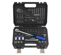 RASTKY Kit Chiave Dinamometrica di Precisione 1/4, Set di Strumenti di Riparazione per Biciclette Durevole con varietà di Bussole, Ideale per gli Appassionati di Mountain Bike, Nero (BLACK #-3)