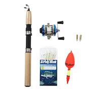 RASTKY Kit Completo di Attrezzi per la Pesca Sul Ghiaccio Professionale con Galleggiante e Maschere, Scelta Ideale per gli Appassionati di Pesca per Principianti, Soprattutto in Inverno