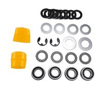 RASTKY Kit Cuscinetto Ruota Anteriore, M123811 AM127304 con Cuscinetti da 4 3/4 Pollici e Kit Asse, Sostituzione per L100 L105 L108 L110 L120 L130 D100 D120 STX30