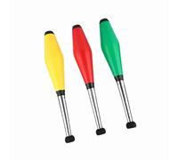 RASTKY Kit di Bastoncini da Giocoliere Colorati per L'allenamento dei Bambini, Sviluppa la Coordinazione Occhio-Mano e Il Fascino, 3 Pezzi per L'intrattenimento Familiare, 385 G, 42 * 7 Cm