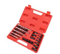RASTKY Kit di Estrattore a Bullone Irwin 25 Pezzi, Set di Estazioni a Vite a Spirale Custodia Portatile, Bitto di Trapano a Sinistra Impostato per Viti di Bulloni Dadi Danneggiati,
