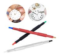 RASTKY Kit di Montaggio per Pusher per Orologio, 3 Pezzi, Doppio Pressore per Orologio, Strumento di Riparazione per Orologi, per Orologiai, Estrattore per Sollevatore per Orologi, Dispositivo di