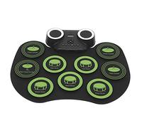 RASTKY Kit Elettronico Portatile con Altoparlante Incorporato e Connessione - Set Elettrico USB per Musica Ed Esercizi, Include Pedale e Bacchette