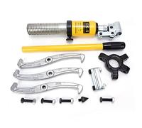 RASTKY Kit Separatore Ingranaggi Estrattore Cuscinetto Idraulico per Ingegneri, Design a 3 Griffe Regolabili, Impugnatura Lunga Grande Leva, capacità di Lavoro di 5 Tonnellate, Corsa Dell'asse di