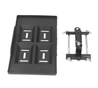 RASTKY Kit Staffa Vassoio Supporto Batteria Universale per Auto - Costruzione Robusta, Altezza Regolabile, Soluzione per Il Fissaggio della BatteriaVari Modelli di Veicoli