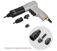 RASTKY Kit Testa Pistola con Dado per Rivetti M5 M6 M8 M10 Materiale Premium Facile Sostituzione per Progetti di Officina con Rivettatrici Pneumatiche (Maniglia a Morsetto Esagonale M8)