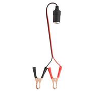 RASTKY La Spina Dell'accendisigari Dell'auto per il Morsetto/cavo del Supporto Converte i Contatti della Batteria in una Presa di Alimentazione Standard 10 A per gli Appassionati del Fai Te