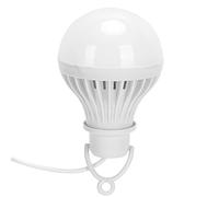 RASTKY Lampadina LED USB Portatile a Risparmio Energetico - Luce di Emergenza Versatile per Campeggio all'aperto, Mercati Notturni e Altro Ancora - Luce Bianca Brillante da 5 V 7 W con