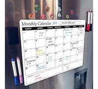 RASTKY Lavagna Magnetica per Frigorifero, Calendario, Bacheca - Agenda Mensile con Design con Codice Colore, Forte Adesione e Facile da Pulire, per la Casa e l'organizzazione.