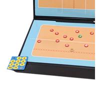 RASTKY Lavagna Tattica Magnetica Inodore per Allenamenti di Calcio, Basket, Pallavolo, Design Sospeso con Inserto per Penna, PC Resistente (Pallavolo)