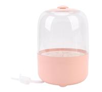 RASTKY Lavatrice per Biancheria Intima con Drenaggio Automatico con Luce Blu, Design Intuitivo, Salvaspazio e Leggera, Batteria da 6000 MAh, per e (PINK)