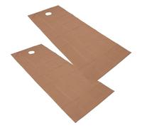 RASTKY Lenzuola per Salone Resistenti All'olio, Copertura per Lettino Massaggio SPA Soft Care, 2 Pezzi per Salone di Bellezza (Colore caffè scuro)