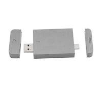 RASTKY Lettore di Schede di Memoria Resistente Lega di Alluminio Doppio Slot Tipo C Interfaccia USB Velocità di Trasferimento 10 Gbps per Vittorie, Utilizzo Conveniente Applicabile a più Sistemi