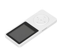 RASTKY Lettore Musicale MP3 Multifunzionale Scalabile Fino a Scheda di Memoria da 64 GB Lettore da 1,8 Pollici per L'intrattenimento (WHITE)